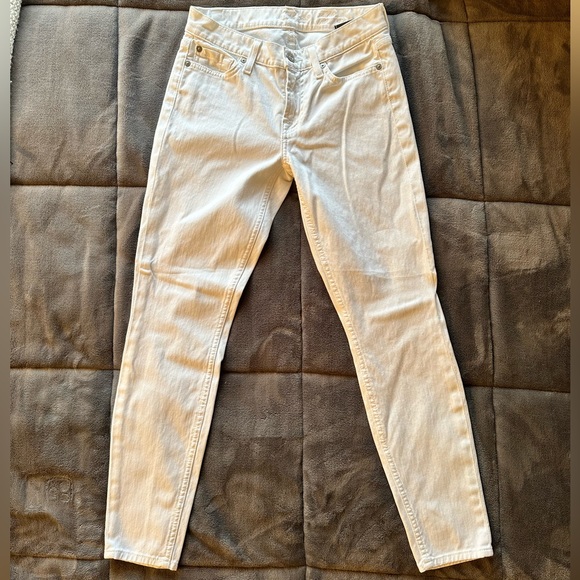 7 for All Mankind Gwenevere ankle jean, clean white, 26 - Picture 4 of 10